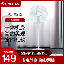 Gree floor fan Household electric fan shaking his head 3-speed vertical fan mute timing reservation level FD-4053h5