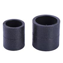 PE pipe fittings equal diameter direct socket hot melt 63 75 90 110 water pipe joint tap water fittings sleeve pipe hoop