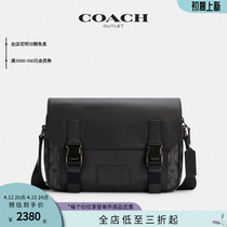 (Membership Coupon) COACH Cocchi Ole Mens Bag classic logo TRACK Diagonal Satchel
