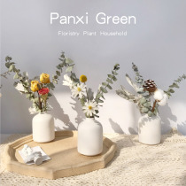 ins dried flower bouquet home decoration ornaments Nordic living room decorated with ceramic small vases