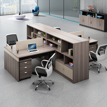 Desk Chair Combined Screen Station 2 4 6 Single position Employee card holder Finance Staff Office Working Place