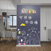 Pointy corner magnetic soft blackboard wall stickers can be removed without hurting the wall Whiteboard writing board wallpaper wall cloth special childrens graffiti Home teaching office erasable painting magnetic custom stickers Small