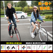 Giant suitable for dead flying bike reverse brake solid tire moped road racing live flying car net red male