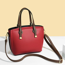 Bag womens bag new 2021 fashion middle-aged women large capacity one shoulder crossbody tote bag simple handbag
