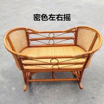 Dofeng Bamboo Virgin Cradle Bed Solid Wood Crack Bed Old Crack Baby Rocks Bed Sleeping Small Rocking Pig Old Tradition