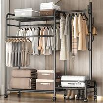 Japanese-style Closed Wardrobe Modern Iron Frame Bedroom Combined Rental Access