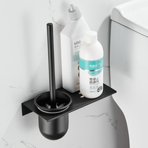 Toilet brush no dead corner hanging wall type household toilet non-punching toilet brush long handle Wall cleaning brush set