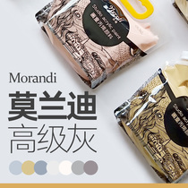 Acrylic pigment bag studio supplement pigment Morandi color acrylic pigment high grade gray paint wall painting special waterproof sunscreen non-fading background wall change color Macarone color hipster
