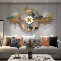 Simple modern living room wall decoration pendant TV background wall metal pendant restaurant light luxury iron wall decoration
