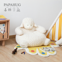 PAPAHUG | Children Baby sofa seat cartoon cute lazy alpaca animal sofa reading corner