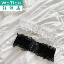 South Koreas new waist thin temperament belt lace female decoration Joker with skirt cute Korean fashion waist seal