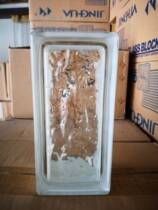 Hollow Glass Brick Genguan Toilet Living Room Bathroom Background Wall Partition Wall Transparent Ice Crystal Grain Half Brick