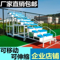 Recording table playground timestand end point retractable referee platform outdoor strong load-bearing fixed ten coach seats