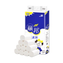 Libang skin-friendly 5-layer roll paper 2500g 18 large roll sanitary paper towel whole box home real-life kit