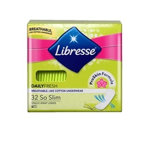 Libresse European imported sanitary napkin pad ultra-thin clothing 150mm32 piece breathable new and old alternate delivery