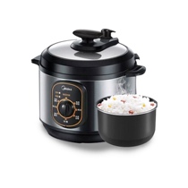 Midea multifunctional rice cooker official pressure cooker 4L mini knob electric pressure cooker household 3-4 people