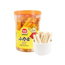 South Korea imported sea brand small force children fish intestines 1kg(10g * 100) baby snacks cod sausage