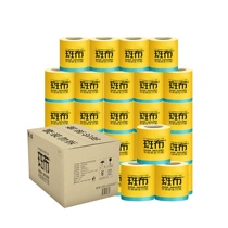 Spot cloth primary color bamboo fiber printed with core roll paper toilet paper 3 layers 200 grams 27 rolls large gram heavy box