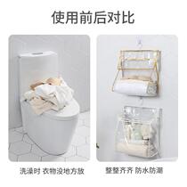Bathroom waterproof clothing bag underwear storage bag bathing bag bag storage wall hanging dormitory wall storage bag