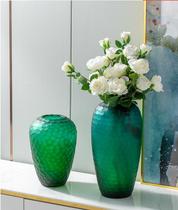 Modern Minimalist Transparent Glass Vase Home Living Room Dining Room Table Flower Floral Stylish Soft Adornment Pendulum