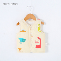  Baby vest spring and autumn outside wear newborn autumn padded horse clip Infant cotton baby warm vest waistcoat