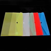 5 pcs a4 plastic document wallets stud folders file office f