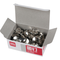 Deli pushpin press nail I-shaped nail tack box of 100 office supplies stationery fixing nails