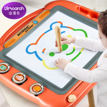 Childrens drawing board home erasable childrens magnetic writing board baby painting and coloring 2 years old 1 graffiti magnetic painting screen