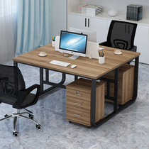 Desk simple modern staff computer desk double simple office staff table and chair combination screen work table