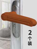 Anti-collision door handle hand guard silicone gloves anti-theft door room handle door anti-bump children door lock pad to protect home