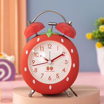 Students use childrens small alarm clock boys and girls get up artifact alarm alarm silent bedside bedroom smart electronic time clock