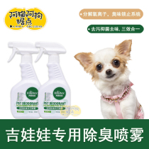  Chihuahua special urine odor perfume deodorant Mini dog indoor environment deodorant Pet antibacterial spray