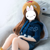 Small mini solid doll 65 88cm full silicone male simulation human doll with skeleton hand can be inserted