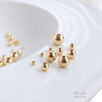 American 14k Bag Gold Bead Balm light finish Beads Hand Chain Septa Beads Diy Handmade String Beads Accessories Jewelry material