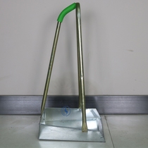 Stainless steel dustpan household single cleaning ash garbage shovel iron grab sanitation pinch dustpan bucket son