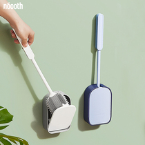 Silicone toilet brush wall-mounted household non-dead corner toilet cleaning tool washing toilet artifact brush