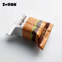 Burger Creative Blame Cartoon On-board Tissue Box Waterproof Cramps Paper Towels Tissue Bag Cute Car Tissue Bag Hanging Bag
