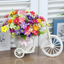 Flower plus float simulation fake flower decoration Coffee table Dining table silk flower plastic flower decoration bar wine cabinet Bedside table