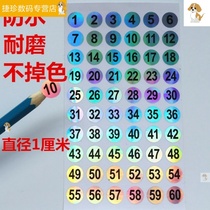 Laser teacup items photo album page number KTV Cup sticker number sticker label sticker order number waterproof