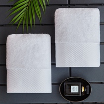 White towel 10 strips wholesale pure cotton padded Hotel beauty salon soft washable absorbent face towel custom