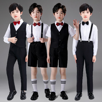Childrens dress boy Flower Boy Boy small suit suit host perform piano performance wedding vest spring and autumn