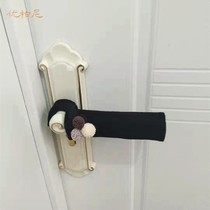 Door handle protective cover fabric warm anti-collision pad door handle gloves winter door handle gloves