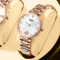 Card Rolex Watch Lady Real Drill Mechanical Watch Minimalist Temperament Waterproof New Nameplate Cartsorno Woman Table