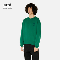 (3 interest-free) Ami Paris men 21 early autumn new Ami de Coeur same color Love Sweater