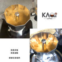 New double valve MOCA pot double valve hand mill set household coffee electric pottery stove espresso espresso espresso