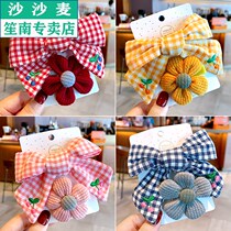 Korean childrens bow hairclip hair accessories Princess baby cute cartoon hair clip girl edge clip headgear girl girl