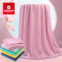 Babu bean baby cover blanket newborn to soothe autumn and winter double blanket children are baby warm bean blanket