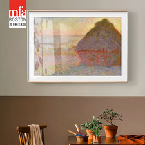 MFA Boston Museum of Fine Arts Monet Hay decoration painting living room wall painting home good things to give gifts
