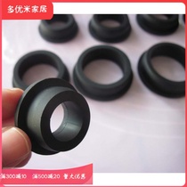 High-quality wire protection silicone sleeve single-sided coil rubber coil out-hole silicone plug 35MM