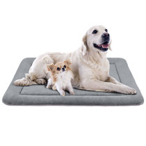 Pet Dog Cage Mat Nonstick Fur Large Dog Dubine Dog Mattress Resistant to Damp Moisture Sleeping Mat All Season With Machine Washable